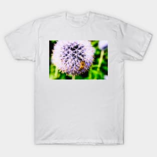 Bee On Small Globe Thistle 6 T-Shirt